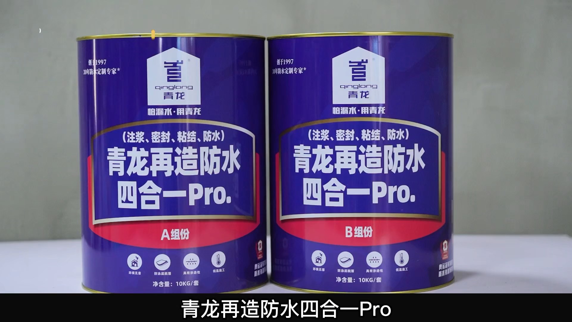 青龍再造防水四合一 Pro.(注漿、密封、粘結(jié) 、防水)